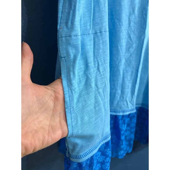 3-Pack Womens Tops Size 1X Short Sleeve & 3/4 Sleeve Lace Trim & Pockets - Picture 7 of 16